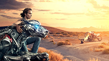 A-X-L: Desert Guardian — Ultra HD wallpaper