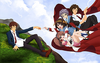 Melancholy of Haruhi Suzumiya, Vexation of Kyon HD wallpaper