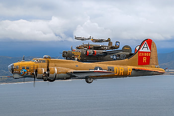 Wings of dom, aircraft, flight, ww2, war, usa, world war 2, military, bomber, american, fighter HD wallpaper