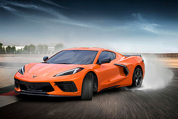 The 2022 Corvette, 2022, orange, corvette, car HD wallpaper