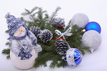 Merry Christmas, toy, merry new year, balls, beautiful, nice, snowman, decoration, holiday, cool HD wallpaper