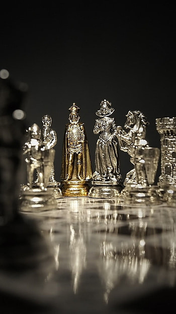 King Queen, Chess, King, Queen HD phone wallpaper