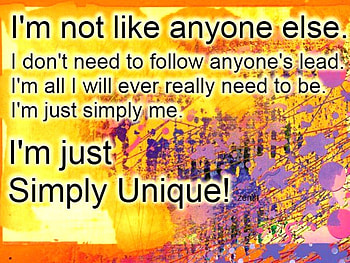 I'm not like anyone else, saying, life, quote, cool, cute, unique HD wallpaper