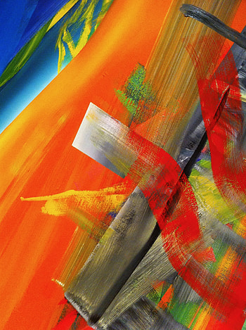 Abstract, Divorces, Paint, Modern, Canvas HD phone wallpaper