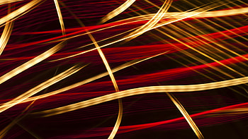 Stripes, abstract, yellow and red, light painting HD wallpaper