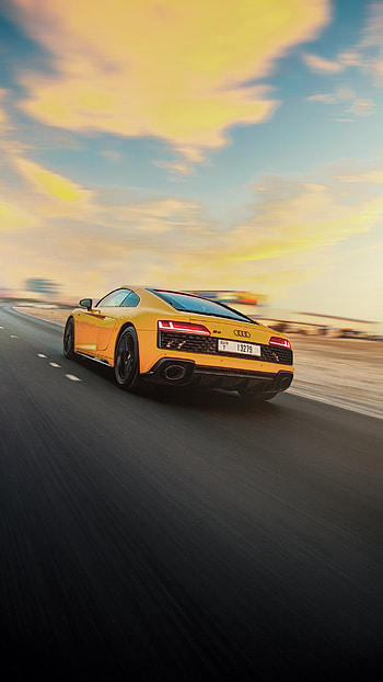 R8, cloud, sky, Audi HD phone wallpaper