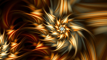 Abstract, Fractal, Glow, Star, Digital HD wallpaper