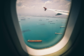 Nature, View From Above, Porthole, Plane, Airplane HD wallpaper