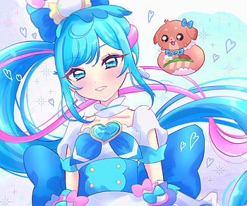 Fuwa Kokone, Fuwa Kokone, Cure Spicy, Anime, Delicious Party Precure HD wallpaper