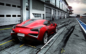 Cars, Back View, Rear View, Icona, Vulcano HD wallpaper