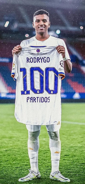 Real Madrid, Rodrygo HD phone wallpaper