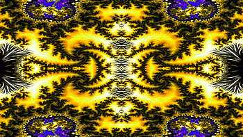 Trippy Psychedelic Fractal, trippy, psychedelic, aesthetic, Abstract, fractal HD wallpaper
