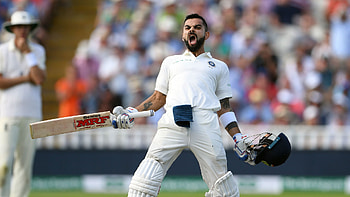 Kohli hits first Test century in England, Virat Kohli Test HD wallpaper