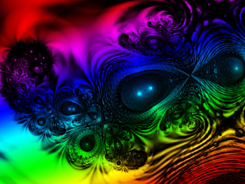 see me, facial, fractal, abstract, art HD wallpaper
