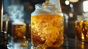 Refreshing Kombucha in Ultra, kombucha, beer, drink, foam HD wallpaper