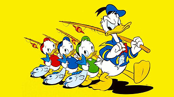 Huey, Dewey, and Louie, Donald Duck HD wallpaper