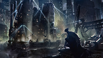 Batman, Gotham City, 1440p resolution HD wallpaper