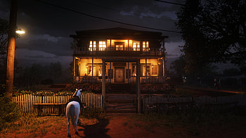 RDR2 Night, Red Dead Redemption 2 HD wallpaper