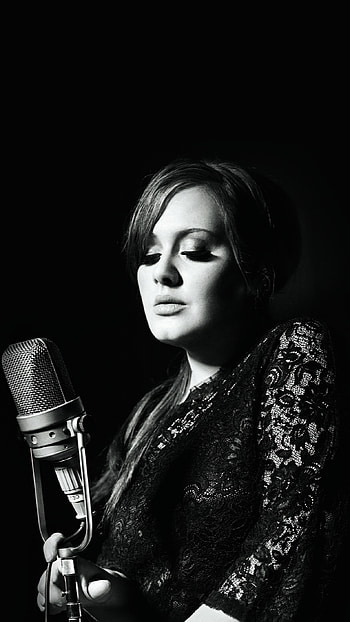 Adele, , Celebrity portrait, Dark and edgy HD phone wallpaper