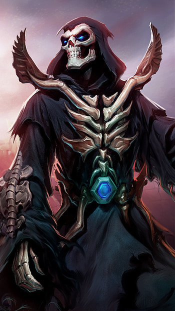 Death, grim reaper, video game, fantasy, Runescape HD phone wallpaper