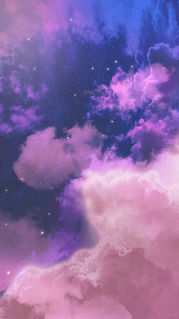 Purple cloud , Vibrant hues, Lively visuals, Ethereal charm HD phone wallpaper