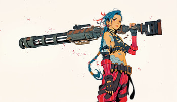 Jinx The Loose Cannon Unleashed, jinx-league-of-legends, league-of-legends, games, 2024-games, artwork, art, digital-art, video-games HD wallpaper