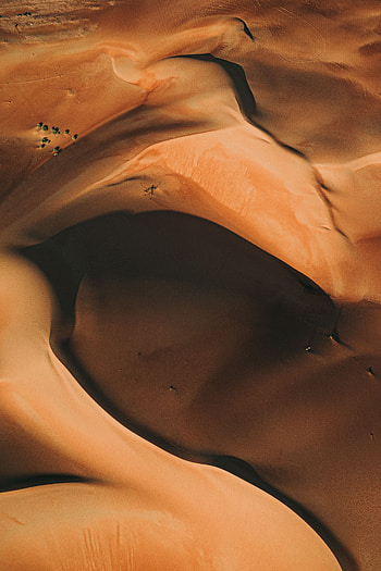 Nature, Sand, Desert, View From Above, Hills, Dunes, Links HD phone wallpaper
