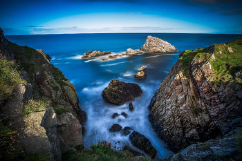 Scottish Coast, sea, coast, nature, scotland, rocks HD wallpaper