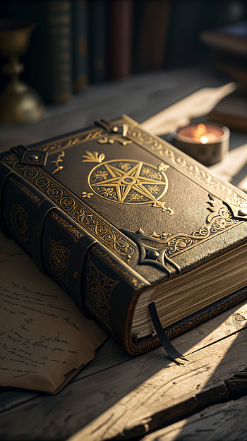 Enchanting Spellbook for Your , book HD phone wallpaper