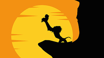 Rafiki Introduce Simba, the-lion-king, artwork, behance, simba HD wallpaper