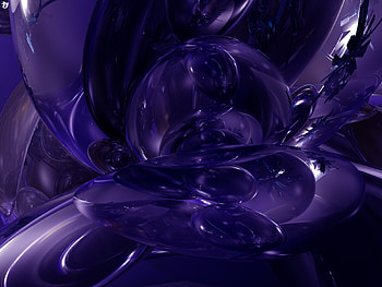 to deform the present, 3d and cg, purple, abstract HD wallpaper