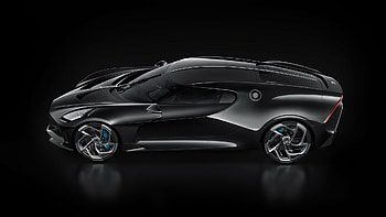 Geneva Motor Show, Bugatti La Voiture Noire HD wallpaper