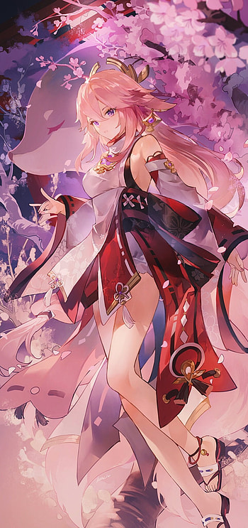 Yae miko, yae-miko, genshin-impact HD phone wallpaper