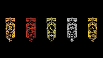 House Targaryen, , Regal atmosphere, Dragon sigil HD wallpaper