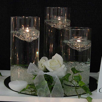 white rose, rose, glass, candles, white HD wallpaper