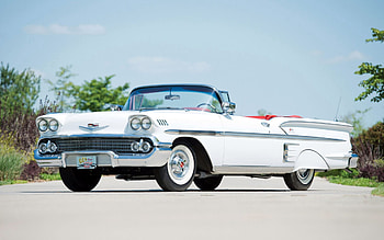 Chevrolet, Cars, Cabriolet, Impala, 1958, Bel Air HD wallpaper