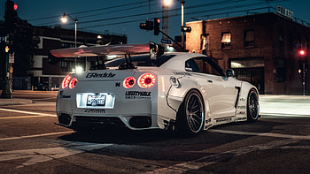 Skyline GTR, Liberty Walk Cars HD wallpaper