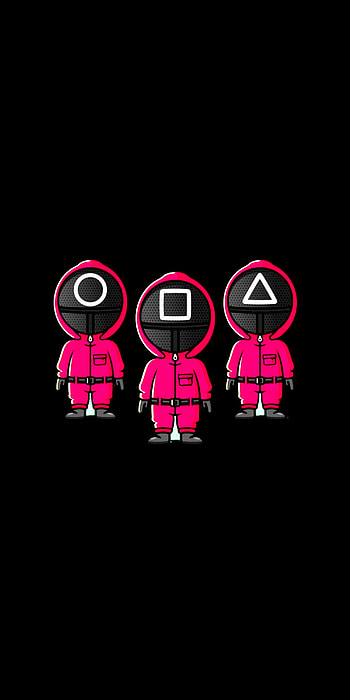 Squid Games, magenta, art HD phone wallpaper