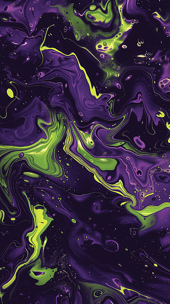 Cosmic Swirl, Abstract, purple, abstract purple, green, abstract green HD phone wallpaper