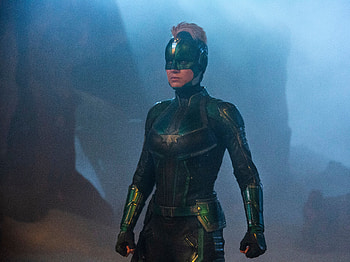 Movie, 2019, Cptain Marvel, green costume HD wallpaper