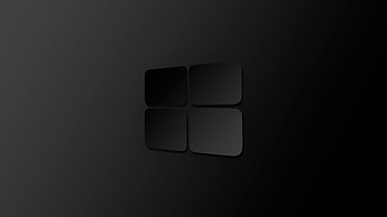 Windows 10 Darkness Logo , windows-10, windows, computer, logo, dark, black, minimalism, minimalist HD wallpaper