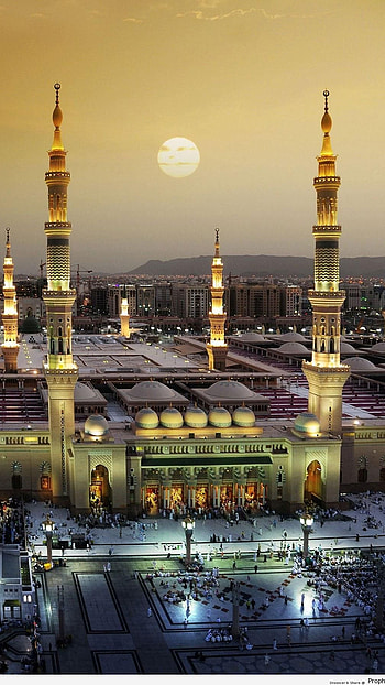 Islamic, Al Masjid Al Nabawi, Makkayu Madina, Islamic Mosque HD phone wallpaper