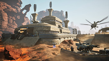Dune: Awakening Fortified Tower - Ultra, video game, Dune: Awakening, Fortified Tower HD wallpaper