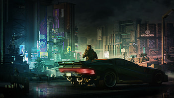 Cyberpunk 2077, Futuristic cars, High-speed chase, Technological marvels HD wallpaper