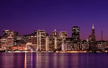 Cities, Night, City, Lights, San Francisco HD wallpaper