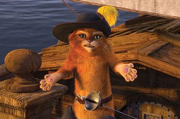 Puss in Boots, shrek, cat, boots, puss HD wallpaper