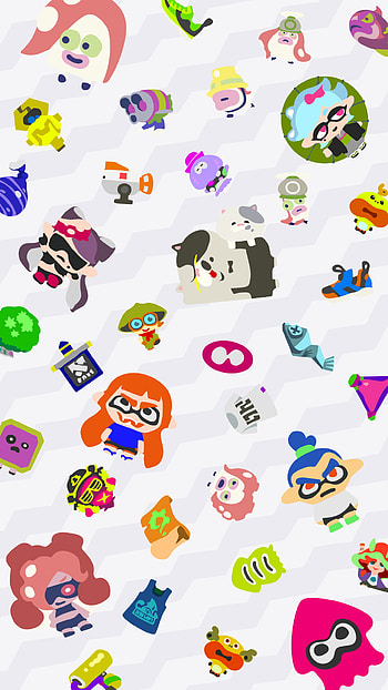 Splatoon 2, art, white HD phone wallpaper