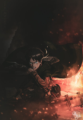 Eren, attack, animes HD phone wallpaper