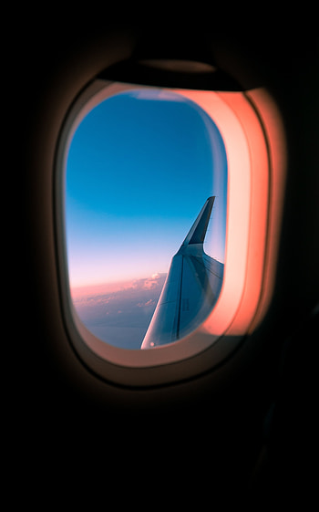 Miscellanea, Miscellaneous, Window, Porthole, Wing, Plane, Airplane, View HD phone wallpaper