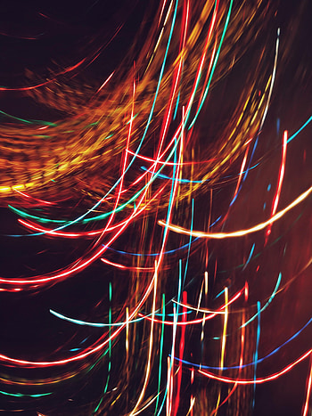 Dark, Multicolored, Motley, Lines, Neon, zelight, Glow HD phone wallpaper